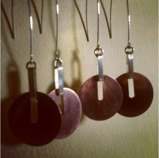 Aros de Bronce o Cobre y Plata 950