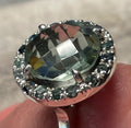 Anillo de Coctel Azules Verdosos